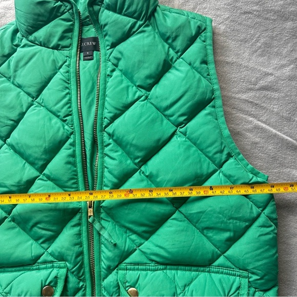 J. Crew Vibrant Green Quilted Vest - Picture 5 of 7